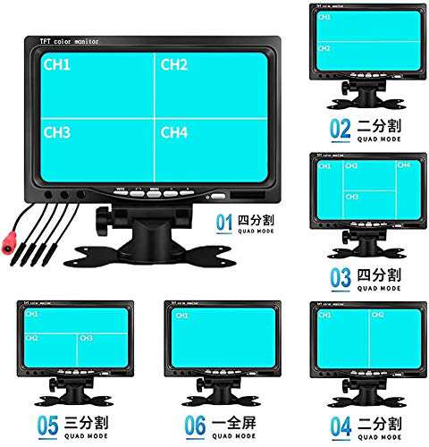 7インチオンダッシュモニター + 4個防水赤外線暗視 OBEST バックカメラセット ナイトビジョン  フロント/サイドカメラ/バックカメラ監視の通販はau PAY マーケット - アルファモール | au PAY マーケット－通販サイト