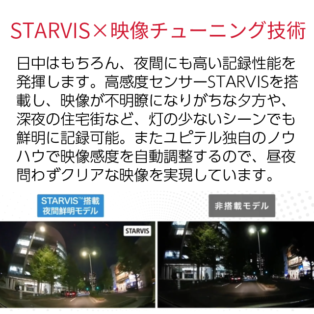 ユピテル 1カメラ ドライブレコーダー SN-ST3400P 夜間鮮明 高感度センサーSTARVIS搭載 超広角記録 200万画素フルHD高画質 シガーソケット接続タイプ 国内メーカー HDR搭載 スーパーキャパシタ搭載 32GB高耐久microSDカード付属 1年保証 送料無料 ドラレコ_2