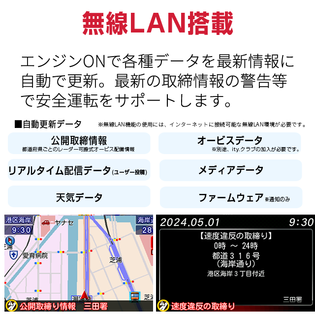 ユピテル レーザー＆レーダー探知機 国内全ての取締機完全対応 セパレートタイプ YPK-31T 誤警報を85％カット(特定車両電波対応) プリアラート機能搭載 無線LAN搭載 説明書ダウンロードタイプ_5