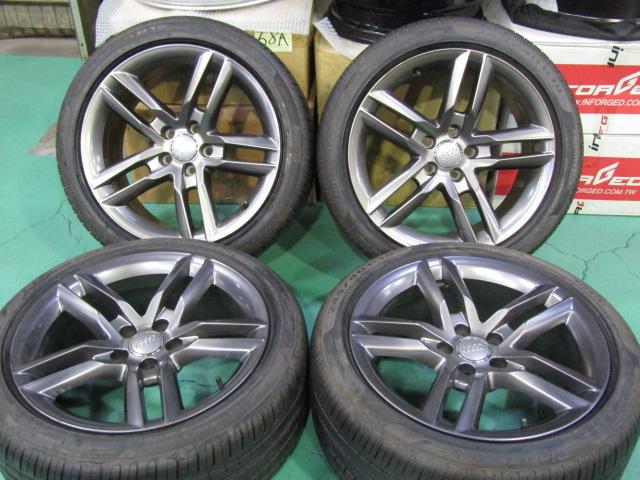 AUDI A5 Sline 純正 後期18インチ タイヤホイール 4本セット アウディa5 純正18インチホイールの通販