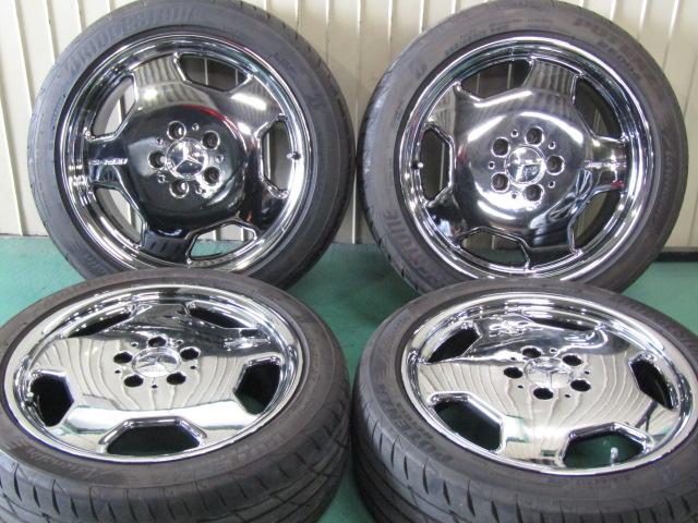 【超希少な当時物】メルセデスベンツ　W202　Cクラス純正　AMGスタイリング2　SLK　CLK　W203　7.5J　8.5J　+35　+30　112　5H■