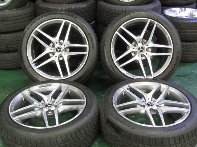 【現品特価価格】メルセデスベンツ　W222　Sクラス前期純正　AMG5スポーク　C217　Sクーペ　8.5J　9.5J　+38　112　5H　245/45R19　275/40R19■の通販は 76,450円