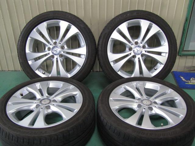 【溝あり発送限定品】メルセデスベンツ　W246　Bクラス　B180純正　W176　Aクラス　CLAクラス　C117　7.5J　52.5　112　5H■