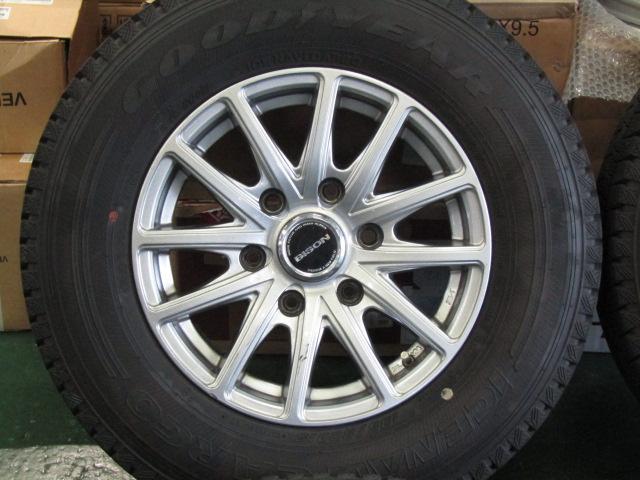 【冬物発送限定品】ホットスタッフ　BISON（バイソン）BN-01　ハイエースに　6J　+33　139.7　6H　195/80R15■_1