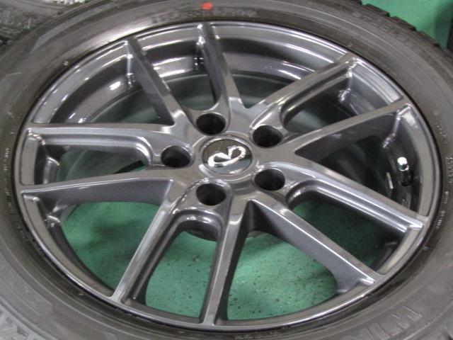 【冬物発送限定品】日産　V37系　スカイライン　オプション純正　インフィニティ　エルグランド　フーガ　7J　+45　114.3　5H　225/55R17■_3