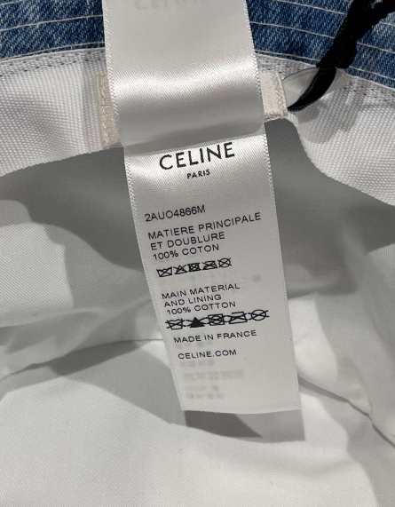 CELINE セリーヌ バケットハット デニム