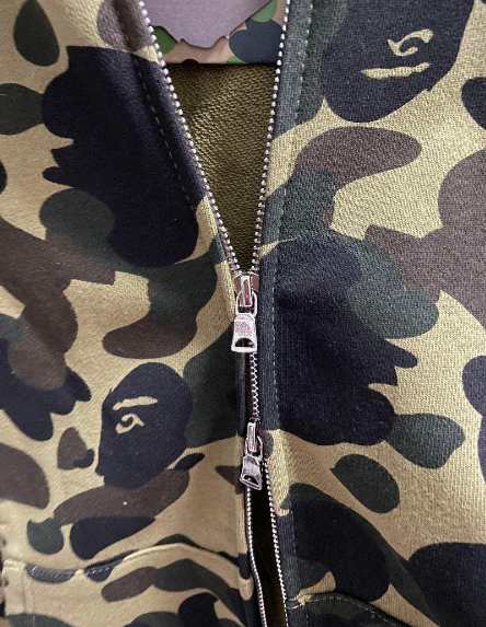 A BATHING APE エイプ シャークパーカー グリーン