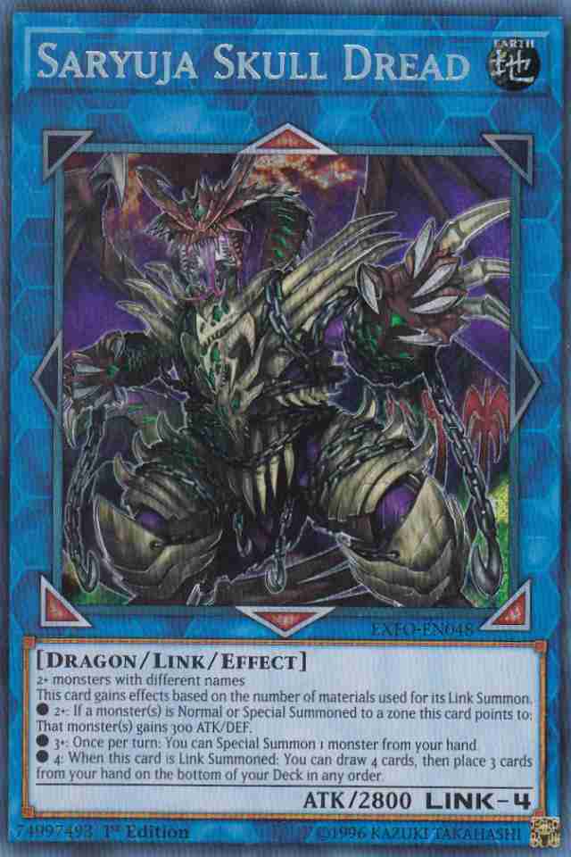 【unlimited】遊戯王 EXFO-EN048 鎖龍蛇?スカルデット Saryuja Skull Dread(英語版 unlimited シークレットレア)の通販は 6,544円