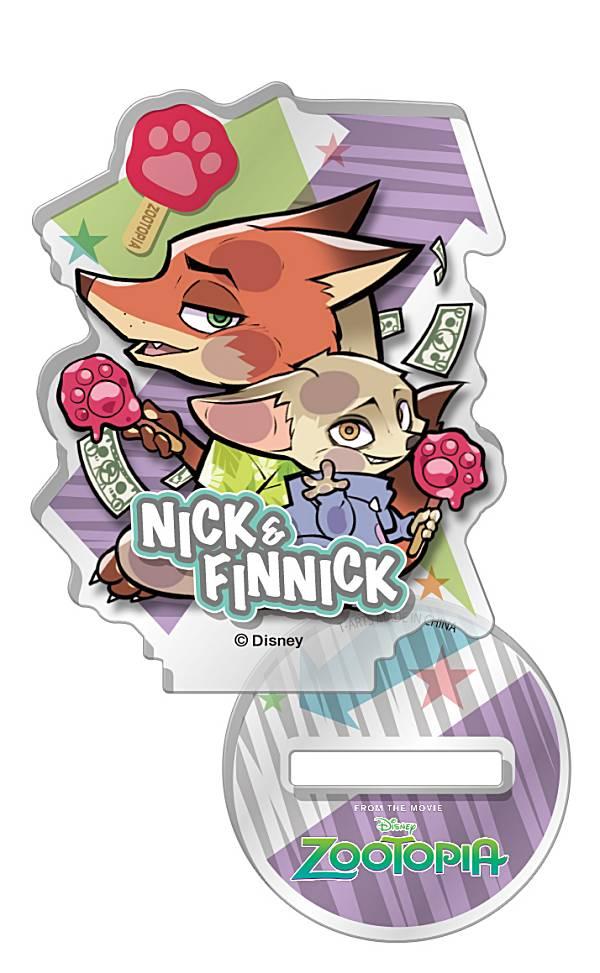 ズートピア ニック スタンド付き缶バッジ シークレット 希少品 小売