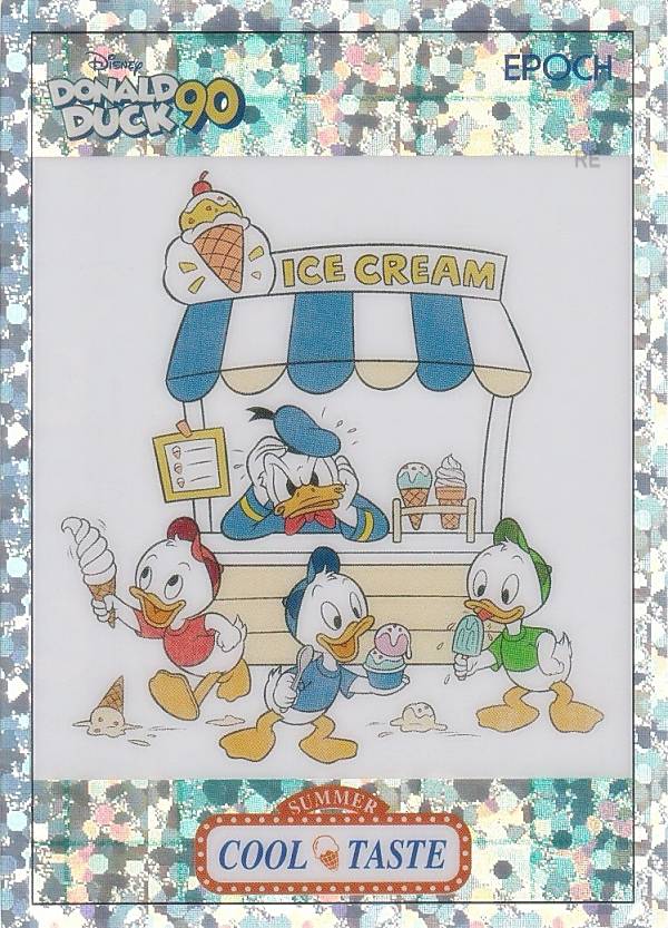 ドナルドダック90周年カード シリアル1／5他 エポック ドナルド