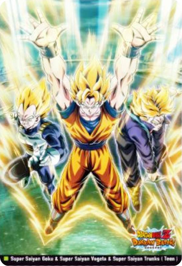 ドラゴンボール　孫悟空　ベジータ　トランクス　バーダック　超サイヤ人　カード 9-03 超サイヤ人孫悟空＆超サイヤ人ベジータ＆超サイヤ人トランクス