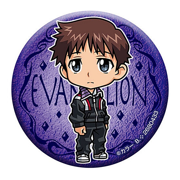 エヴァ シンジ 缶バッジ