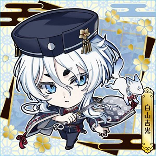 TK1-25 白山吉光 (SR スーパーレア) 】にふぉるめーしょん 『刀剣乱舞