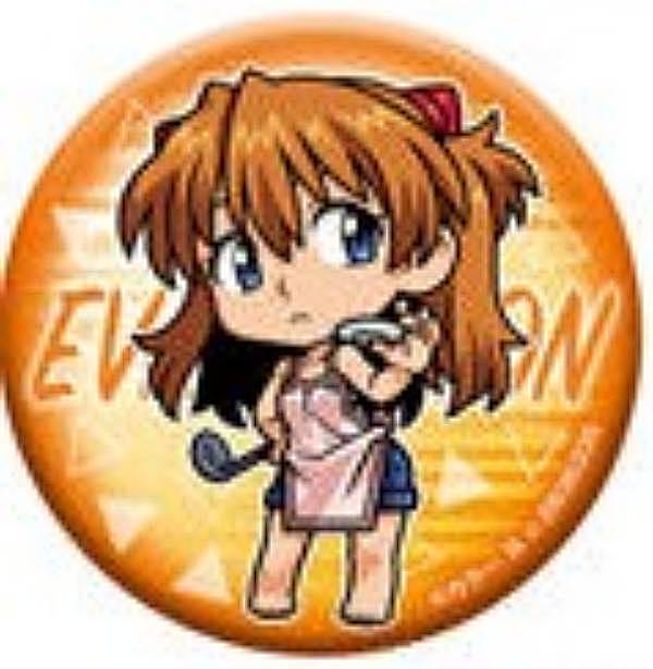 エヴァ アスカ 缶バッジ エヴァンゲリオン エヴァ 缶バッジ 万博 惣流