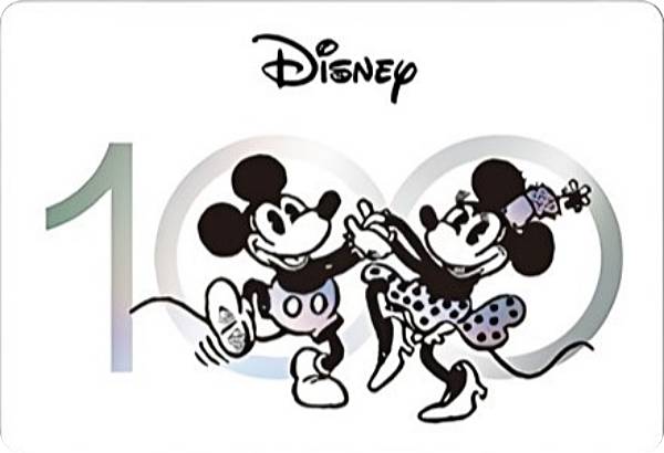 ディズニー100　エポック　ミニーマウス　プラチナムインサートパラレル　カード Disney創立100周年 2023 EPOCH PREMIER EDITION コレクション