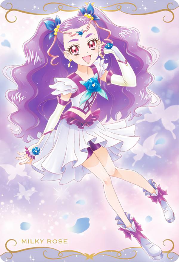 12.ミルキーローズ (R レア) 】 プリキュアカードウエハース8の通販は