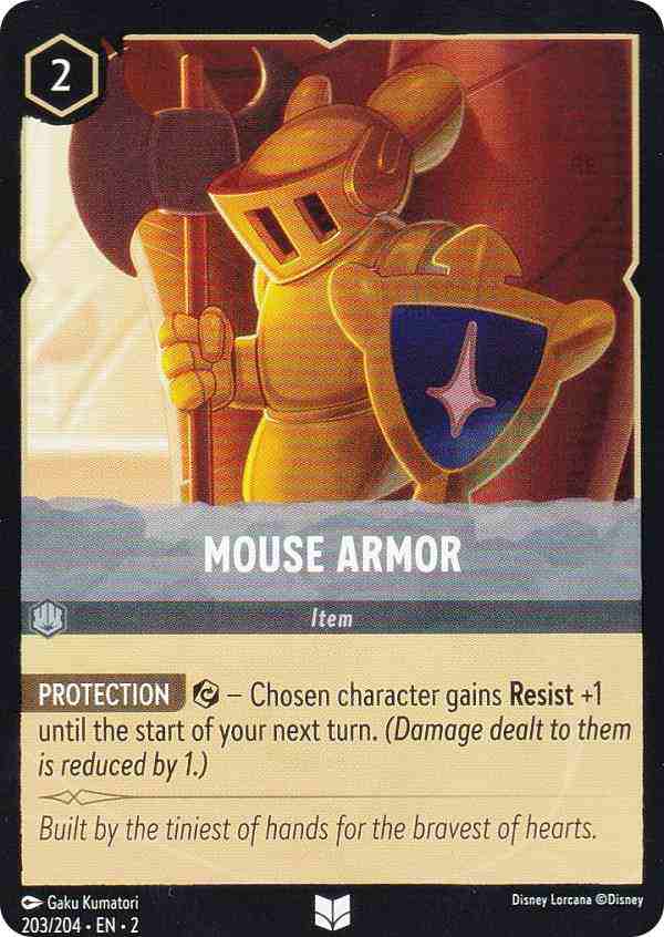 ディズニー ロルカナ 203/204・EN・2 Mouse Armor (U