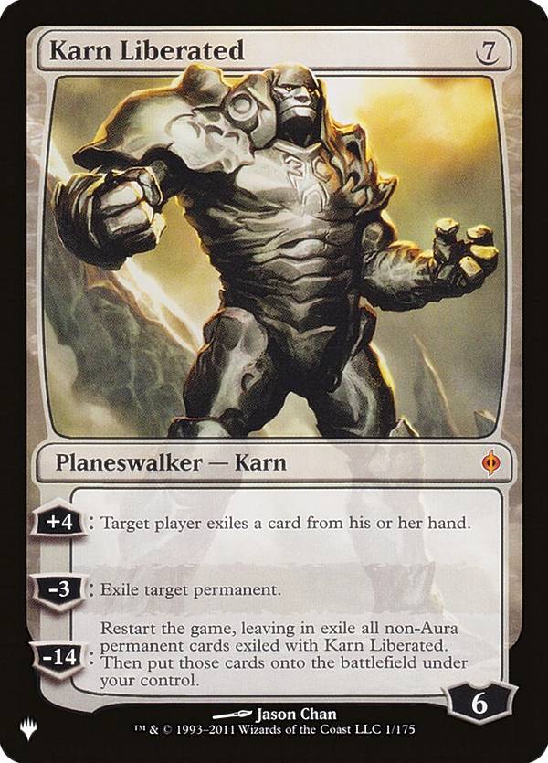 マジックザギャザリング NPH Karn Liberated (英語版 神話レア) The