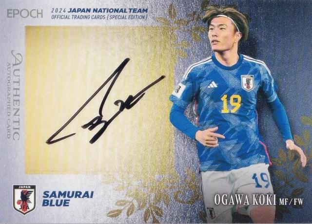 【37/70】サッカー日本代表オフィシャルトレーディングカード SG18 小川航基 NECナインヘン (直筆サインカード/SAMURAI BLUE) エポック 2024 スペシャルエディション 37/70】サッカー日本代表オフィシャルトレーディングカード SG18