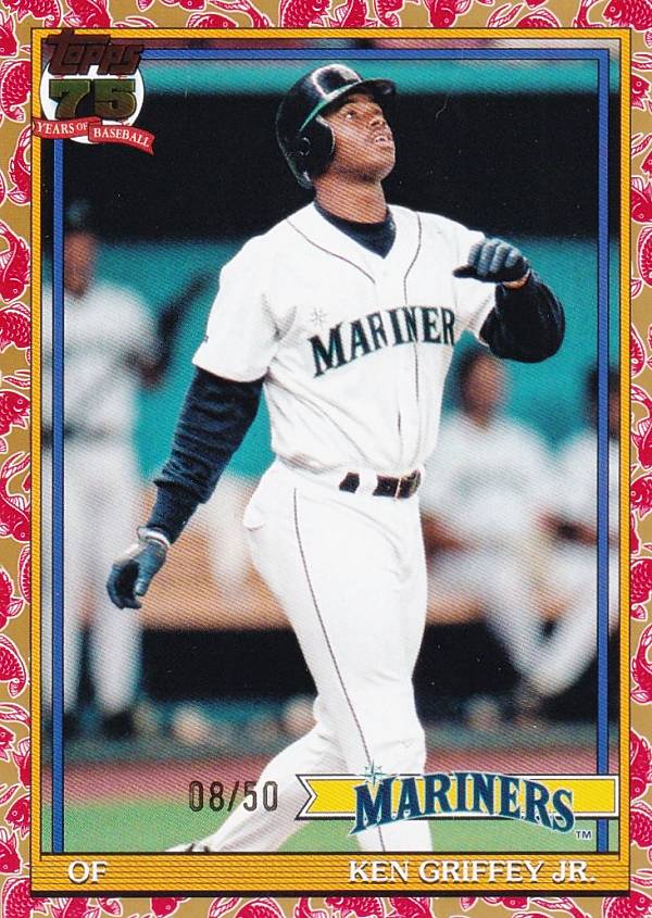 08/50 ゴールド】MLB ベースボールカード T91-45 Ken Griffey Jr