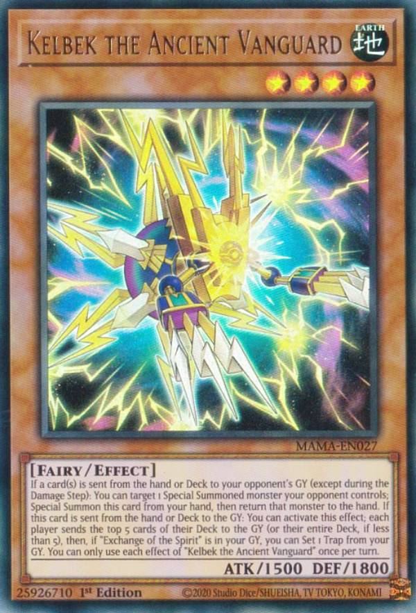 遊戯王 MAMA-EN027 古尖兵ケルベク Kelbek the Ancient Vanguard (英語