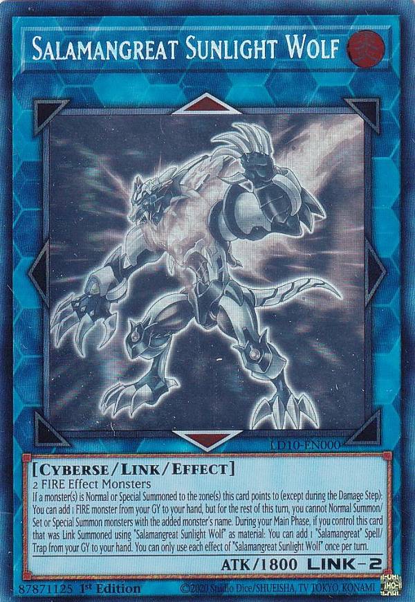 遊戯王 LD10-EN000 転生炎獣サンライトウルフ Salamangreat Sunlight