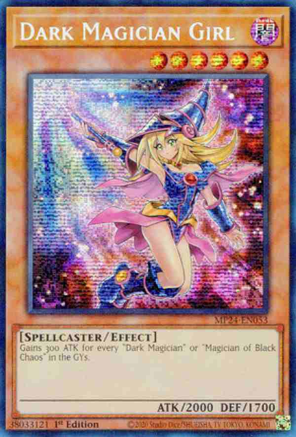 遊戯王 MP24-EN053 ブラック・マジシャン・ガール Dark Magician girl (英語版 1st Edition スターライトレア) 25th Anniversary Tin：D