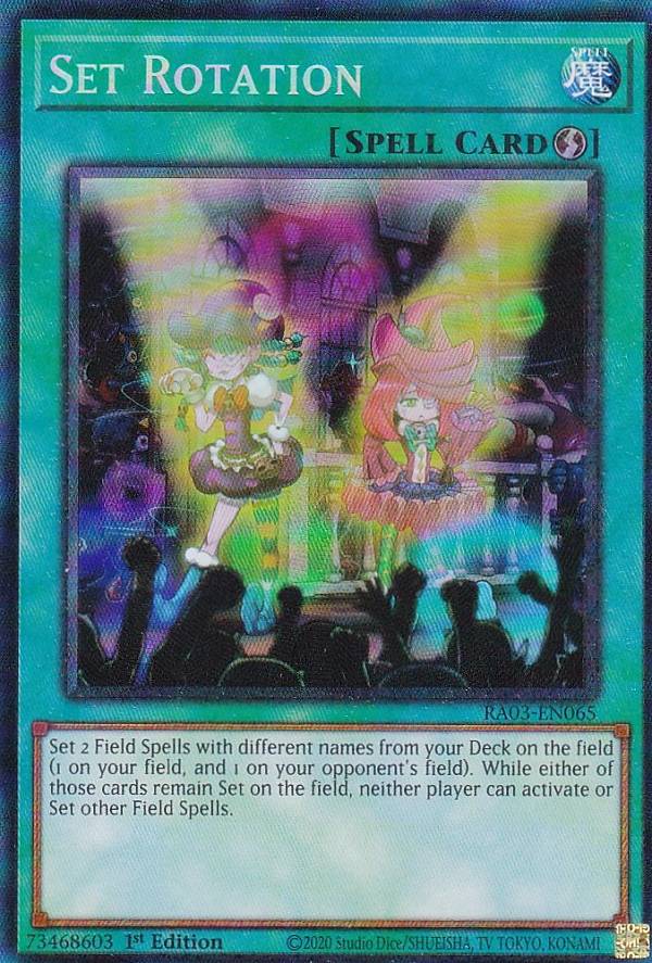 遊戯王 RA03-EN065 Set Rotation 盆回し (英語版 1st Edition プリズマティックコレクターズレア) Quarter Century Bonanza
