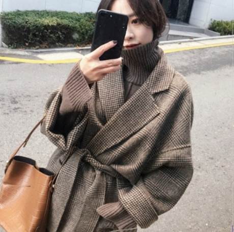 アウター コート ロングコート チェスターコート ロング丈 マキシ丈 アンクル丈 ミドル丈 袖あり 長袖 襟付き ポリエステル ウール お得 かわいい 大人可愛い きれいめ シンプル 上品 おしゃれ かっこいい 大人女子 こなれ感 キュート 個性的 チェック柄 秋 レディースの通販は 9,980円