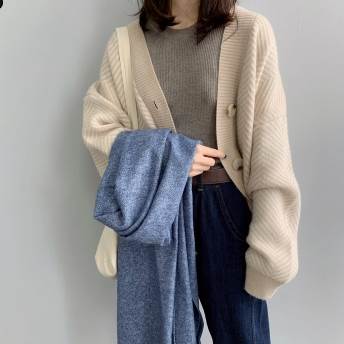 レディース ファッション ニットカーディガン トップス カーディガン 袖あり 長袖 Vネック ニット かわいい 大人可愛い シンプル カジュアル おしゃれ お洒落 大人可愛い 大人女子 ラフ キュート ガーリー ルーズ 柄 ボーダー ストライプ 春 秋 冬 10代 20代 30代 40代の通販は 5,042円