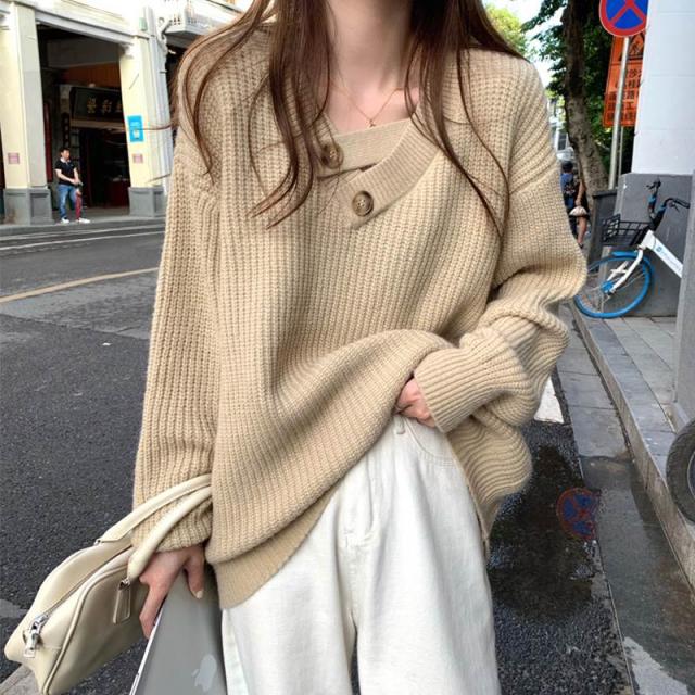 レディース ファッション 春セーター ベージュ トップス セーター スリム 細身 ストレート スマート かわいい きれいめ シンプル 大人 上品 おしゃれ 大人可愛い 大人女子 こなれ感 ラフ クール モード系 セクシー エレガント 無地 春 秋 冬 誕生日 謝恩会 二次会 ハロウィンの通販は 5,468円