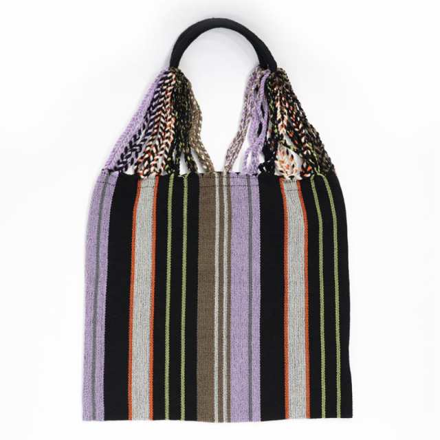 MARNI ストライプ　ハンモックバッグ マルニフラワーカフェ ハンモックバッグ ストライプ パープル MARNI