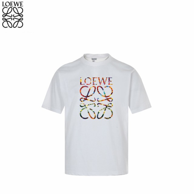 ロエベ LOEWE キュービック刺繍ロゴ半袖 Tシャツの通販はau PAY