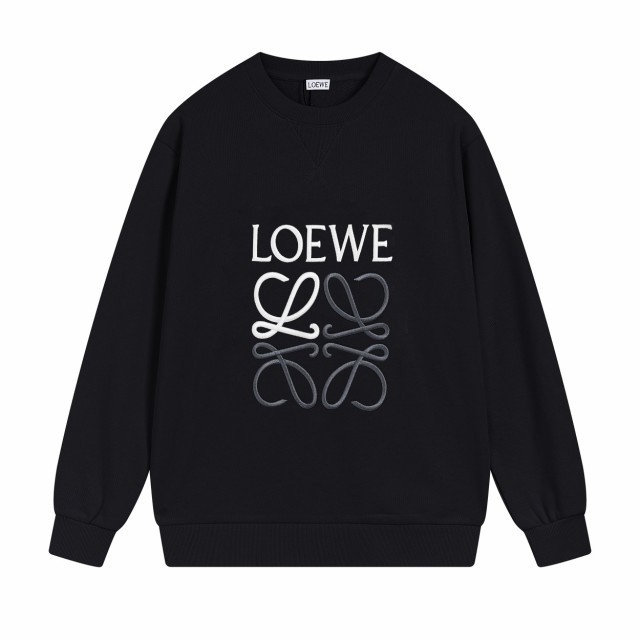 LOEWE ビッグLOGO刺繍??ビッグロゴロゴ絶妙なアップグレードラウンド