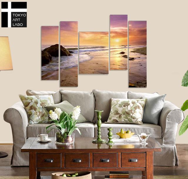 【楽天ランキング1位獲得】油絵 絵画 風景画 海辺 水辺【落ち着いた色調 情緒 憧れ 癒しの絵】 スパ エステ店の壁面装飾 インテリア 壁掛け アートパネル 特大 油彩画_3