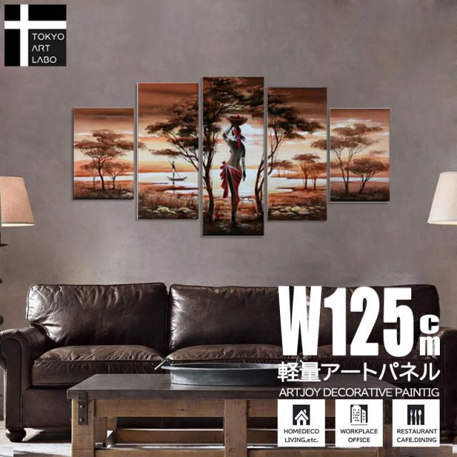 油絵 絵画 風景画【LOVE NATURE】壁掛け 絵 おしゃれ インテリア 4枚組 人物画 女性画 スパ サロン バー クラブ 油彩画の通販は 32,450円