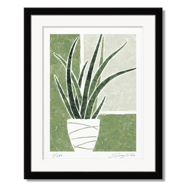 絵画【サンセベリア】壁掛け インテリア 絵 モダン おしゃれ 玄関に飾る絵 リビング 新居 新築 お祝い プレゼント 壁飾り 八切 Sサイズ 母の日の通販は