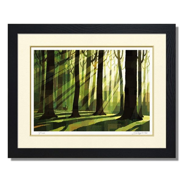 絵画 壁掛け 額入り インテリア おしゃれ モダン【光の向こうに】会議室 事務所 受付カウンターの壁飾り東京アートラボ 母の日 母の日の通販は 26,950円