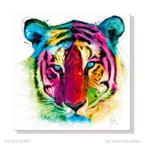 【楽天ランキング1位獲得】PLEXIGLAS Tiger Pop SIZE 690x690mm 絵画 インテリア アート モダン おしゃれ 壁 絵 ポップアート アクリル