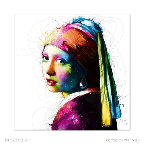 PLEXIGLAS Vermeer Pop SIZE 690x690mm 絵画 インテリア アート モダン おしゃれ 壁 飾り 絵 ポップ アクリル カラフル ビビッド /上位モ