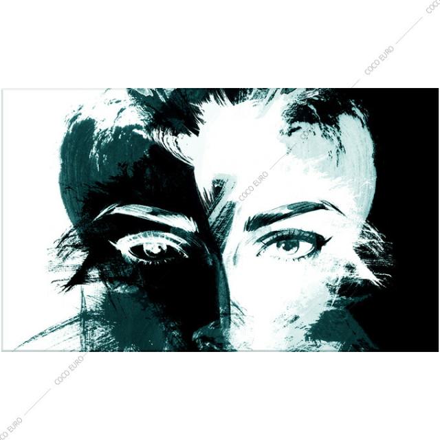 COCOEURO 絵画 壁掛け PLEXIGLAS Visage de femme1  SIZE mm 1300*2000 アート 装飾 壁 絵 ココ コブラアート 上位モデル 低反射 フレームレスの通販は