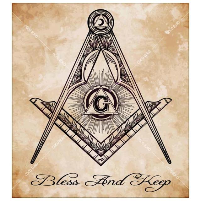 絵画 大型 高級 PLEXIGLAS Masonic square compass SIZE/mm 530*580 希少 SymbolArt シンボル デザイン 壁面装飾 絵 壁絵 ラウンジ VIPルーム