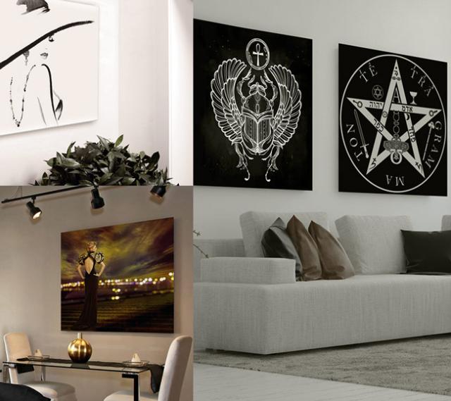 絵画 大型 高級 PLEXIGLAS Transmutation circles 750x750mm 希少 SymbolArt シンボル デザイン 壁面装飾 絵 壁絵 ラウンジ VIPルーム_3