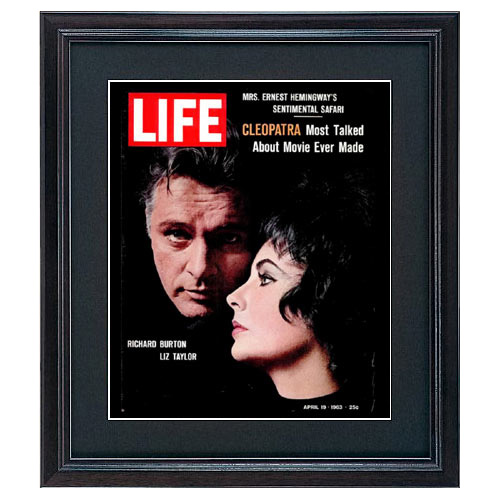 【楽天ランキング1位獲得】LIFE アートポスター インテリア リズテイラー リチャードバートン LIFEPOSTERポスター 黒フレーム 壁掛け ライフ 表紙 カバーデザインの通販は 5,039円