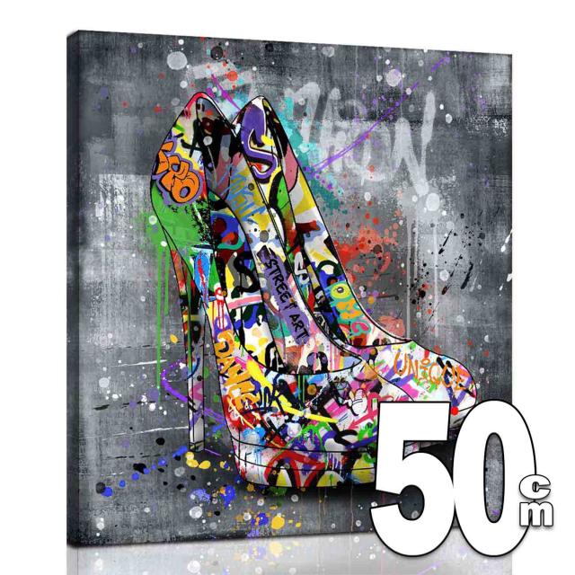 ARTJOY Graphical Heels 50cm アートパネル 壁掛け 絵画 インテリア おしゃれ 玄関 リビング グラフィック アート 人気 ブランド 北欧 モダン アートボード グレー 赤 黄色 ピンク ハイヒール 絵 靴 ドレスアップ