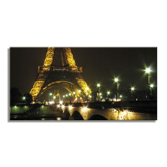 絵画 インテリア USART EIFFEL PARIS アートパネル 横長 絵 エッフェル塔 おしゃれ インテリア 壁掛け 新築 壁絵 飾り 装飾 壁 軽量 軽い Print on Canvas キャンバス ボード 写真 フォト パネル 風景 パリ フランス 夜景 イルミネーション 東京アートラボ