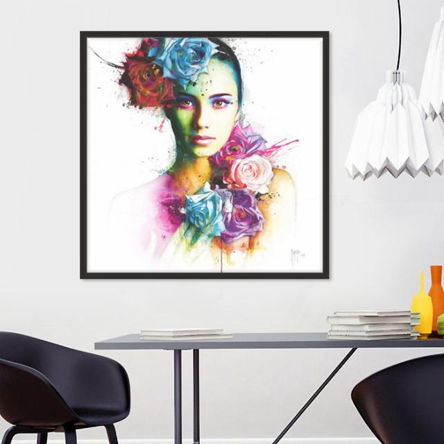 Ambre 絵画 壁掛け 額入り ポスター アートフレーム おしゃれ 額入り 海外 デザイン アーティスト 額付き女性画 魅惑 デザイナーズ ビビッド 額付き 鮮やか カラフル ゴージャス スタイリッシュ 大きな絵 現代的 華やか 耽美 作家 額絵 豪華 注目作家 東京アートラボの通販は