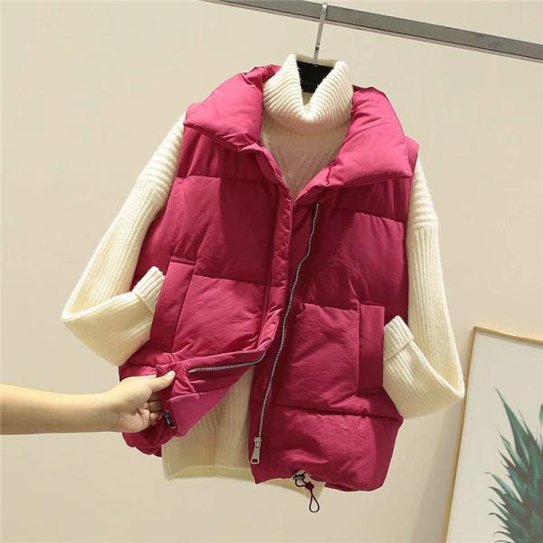 中綿ベスト レディース ダウンベスト 痩せ着 シンプル ショート丈 ダウンコート 秋 冬 アウター 防寒着 ブルゾン おしゃれ 暖かい 大きいサイズの通販は 中綿ベスト レディース ダウンベスト 痩せ着 シンプル ショート丈 ダウンコート 秋 冬 アウター 防寒着 ブルゾン おしゃれ 暖かい 大きいサイズの通販は