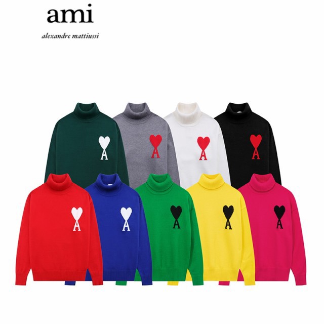 AMI PARIS アミパリ セーター ニット ハートロゴクルーネックニット メンズ レディース ユニセックス アミパリス セーター ニット 秋  の通販はau PAY マーケット - 原動力 | au PAY マーケット－通販サイト