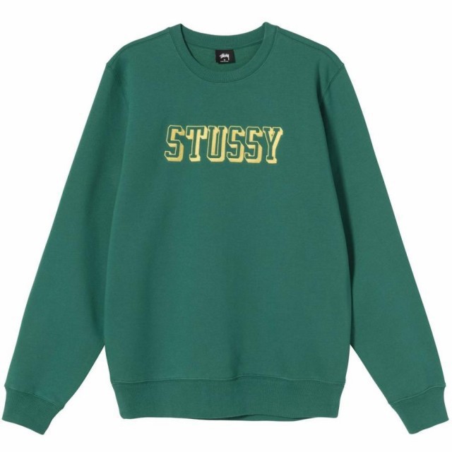 ステューシー STUSSY 3D Collegiate Applique ステューシー スウェット トレーナー アウトライン 刺繍プルオーバー  パーカー｜au PAY マーケット